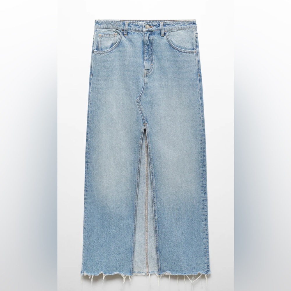 Mango Maxi Denim Skirt, new with tags
